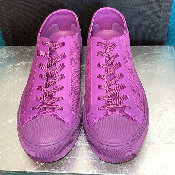 Final price Louis Vuitton tattoo sneakers new bright vivid monogram shoes new - Picture 1 of 11